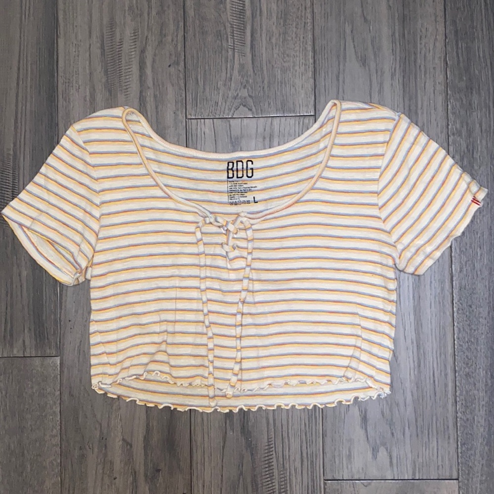 NEVER WORN BDG Striped Cropped Tank